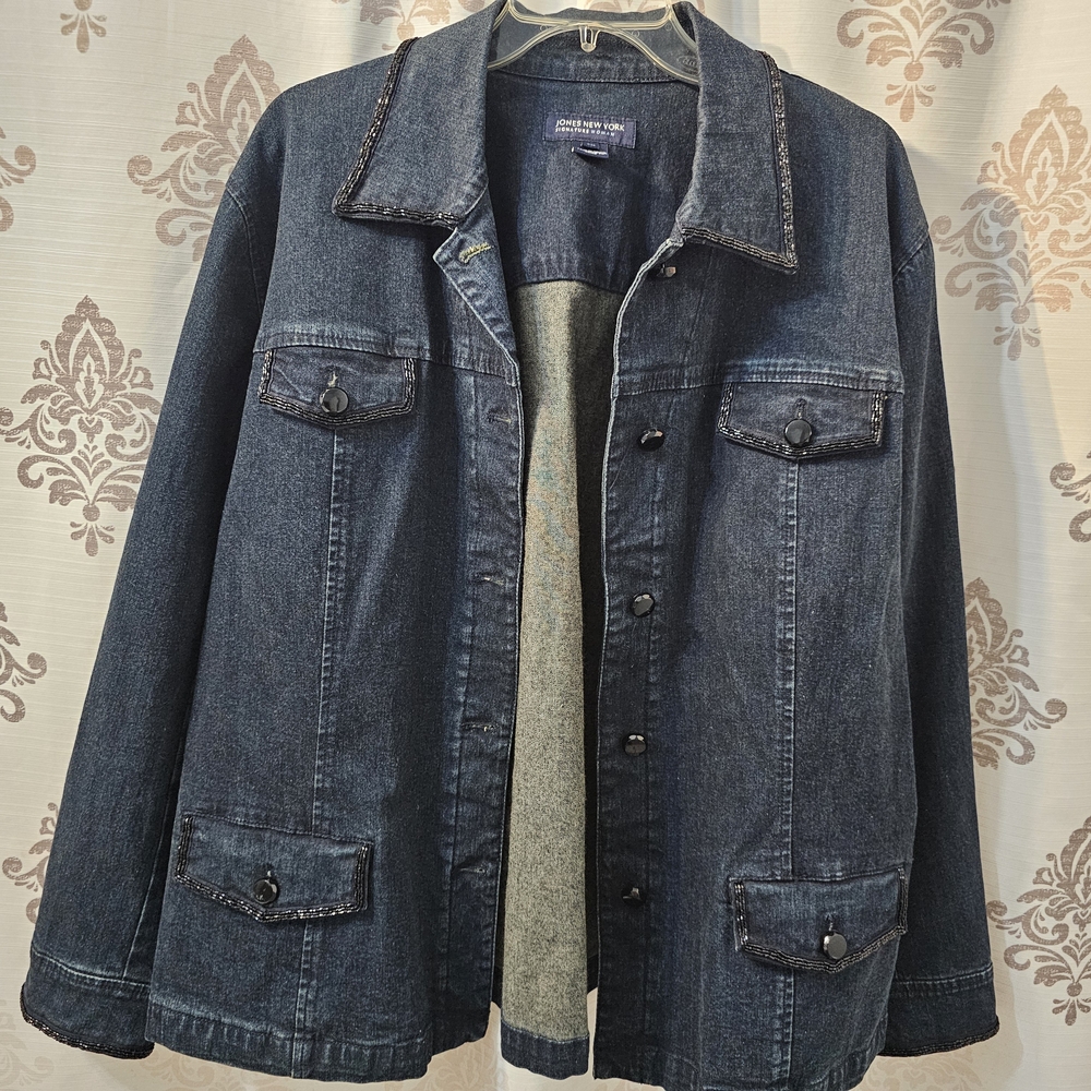 Coldwater Creek Indigo Jean Jacket